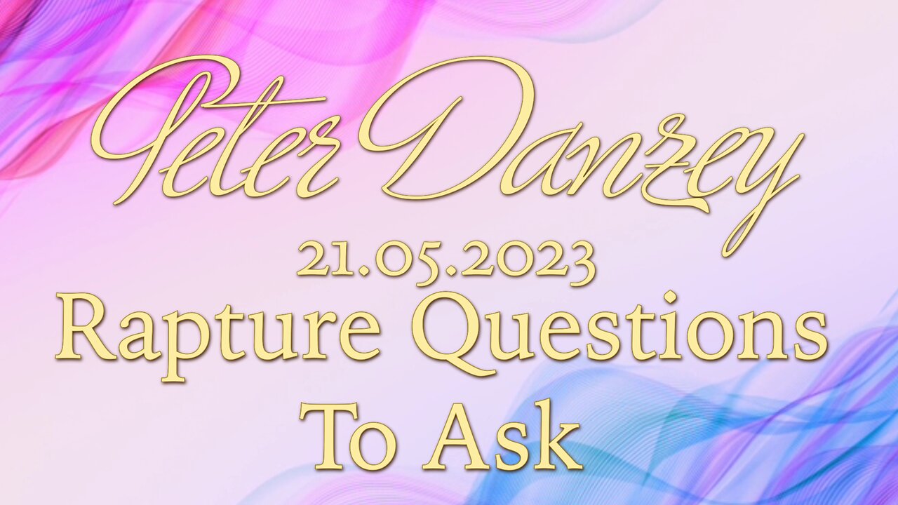 Rapture Questions: Peter Danzey