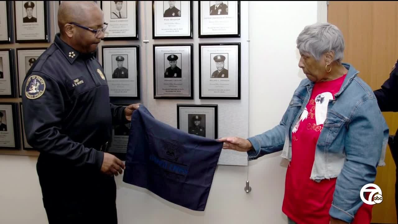 Detroit police Cpl. Darryl Cross honored with memorial