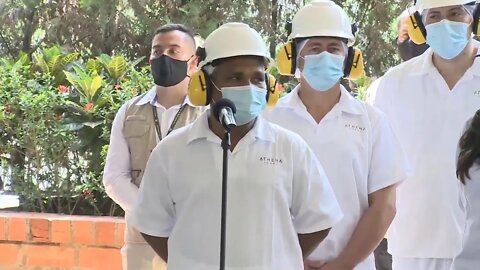 visita del presidente a la compañía Athena Foods, líder en exportación de carne vacuna y derivados