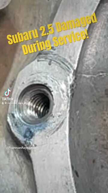 Damaged Block Threads! Subaru 2.5