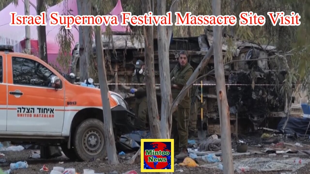 Israeli supernova festival massacre site visit