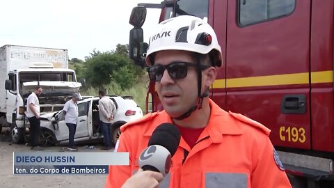 Carro x caminhão: Padre da diocese de Gov. Valadares morre em acidente na BR-259 próximo a Pontal