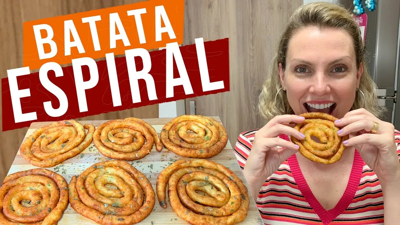 BATATA ESPIRAL | VOCÊ NUNCA COMEU NADA IGUAL!!