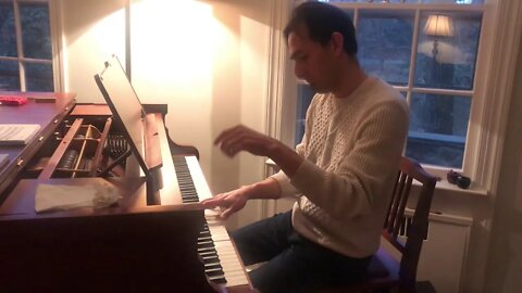 Danilo Cuellar plays piano - Impromptu in G flat major No 3 by Frank Schubert, 12/5/2020