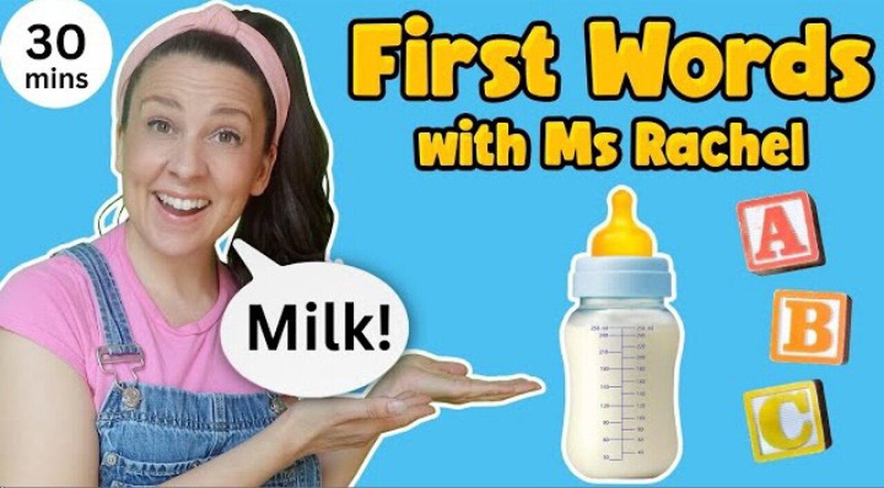 Baby's First word with Mrs Rachel-videos for babies