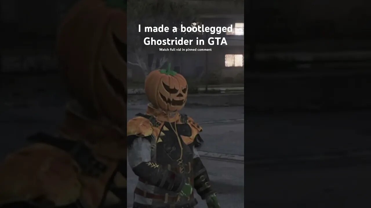 I made a bootlegged Ghostrider in GTA #trending #gta #shorts