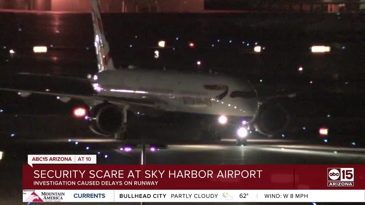 Multiple law enforcement agencies respond to Phoenix Sky Harbor