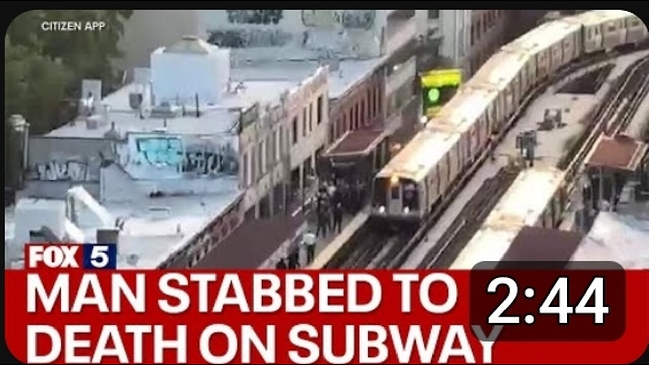 NYC crime_ Man fatally stabbed on moving subway car