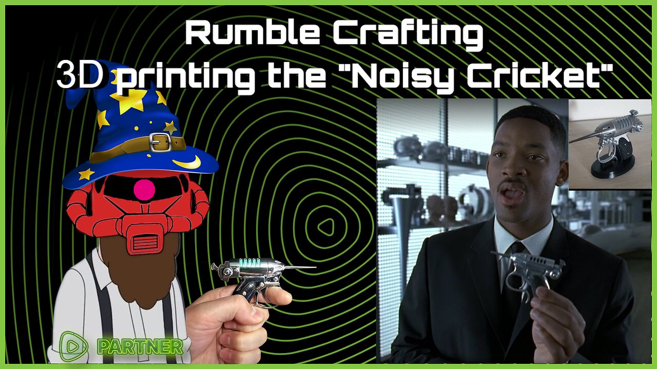 Assembling & Painting "The Noisy Cricket" from Men in Black + Random Games & Chat