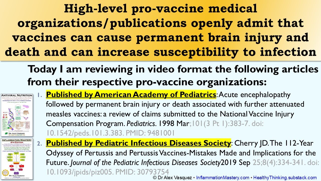 Vaccines can cause brain injury and MORE infections, according to leading experts and medical groups