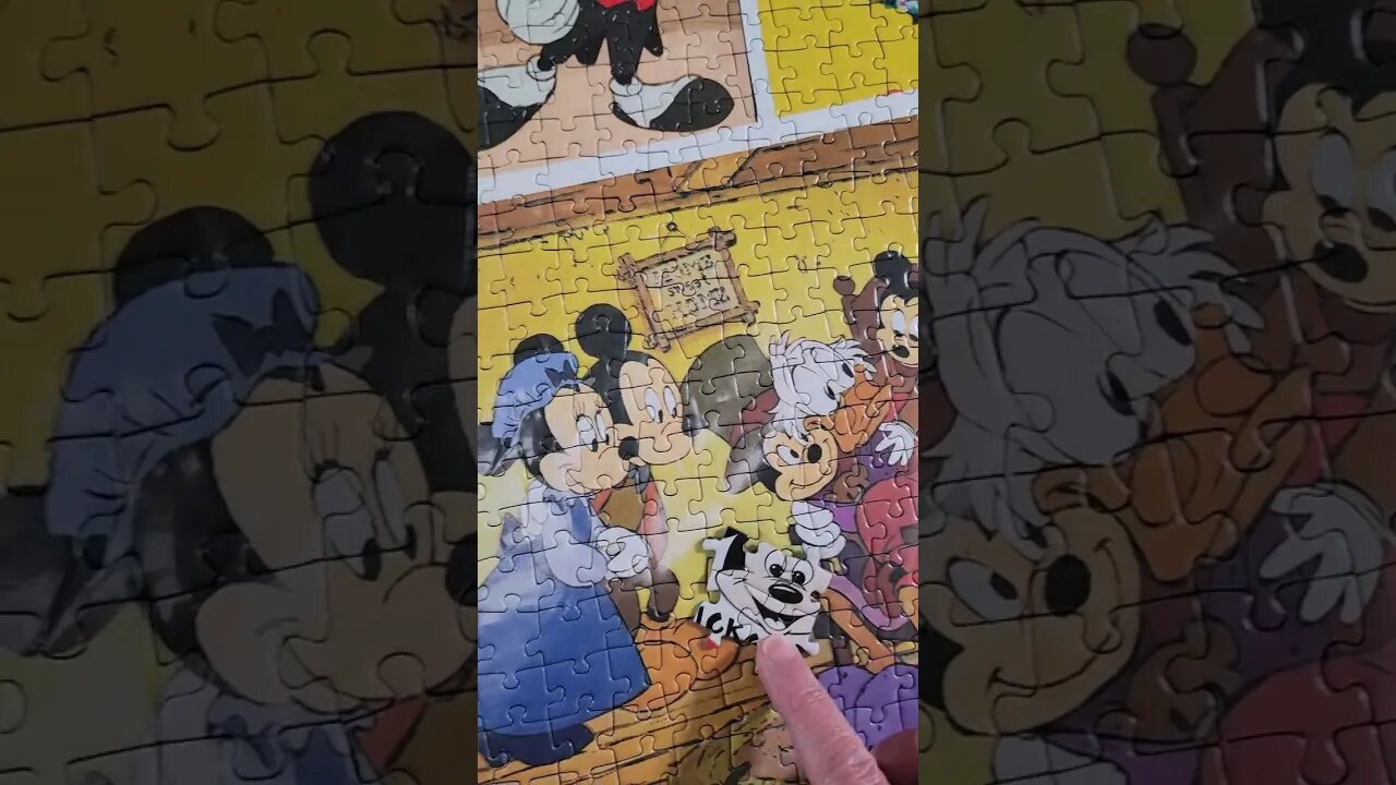 40320 pieces Part 1 of 10 #puzzle #disney #mickeymouse #shorts #satisfying