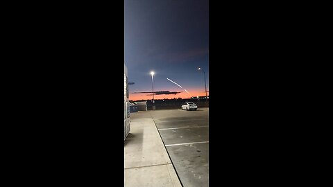 Sterling satellites taking off scene from Yuma