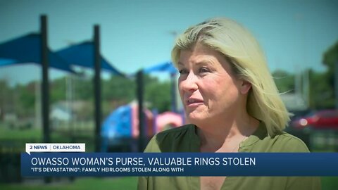 Owasso woman's purse, valuable rings stolen