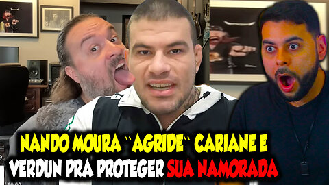 NANDO MOURA AGRIDE RENATO CARIANE E LUTADOR WERDUM PARA PROTEGER SUA NAMORADA MARCELO BEIJINHO