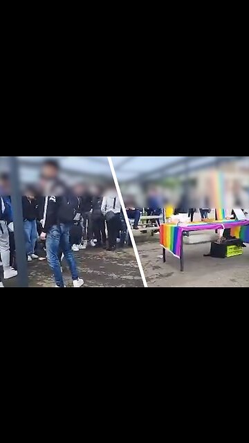 Ditën Ndërkombëtare Kundër Homofobisë dhe Transfobisë,Studentët muslimanë me thirrjen "Allahu Akbar" sulmojnë shkollën "LGBTQIA+"