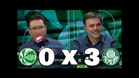 REAÇÕES MAURO BETING - JUVENTUDE 0 X 3 PALMEIRAS - CAMPEONATO BRASILEIRO