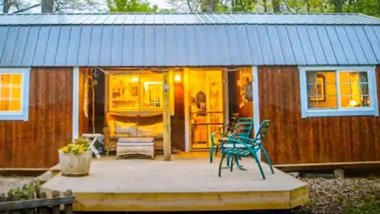 Staying at a cabin shed in Frontenac Minnesota