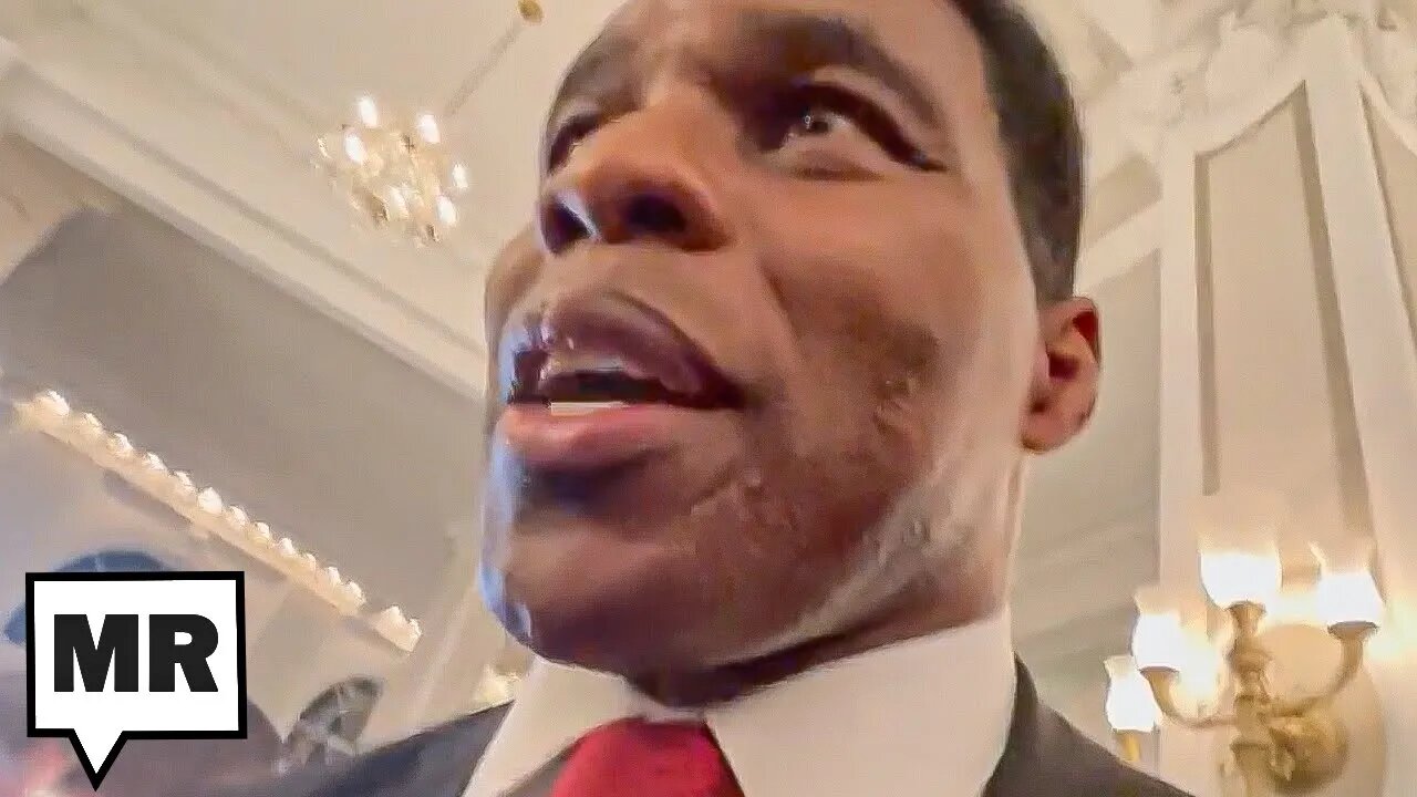 GOP’s Herschel Walker TERRIFIED To Talk About Texas School Tragedy After Primary Win