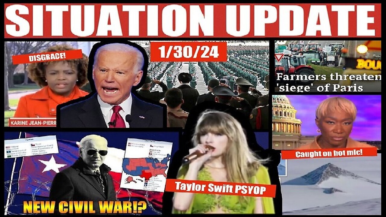 2/1/24 - Situation Update: New Civil War Brewing In The USA?