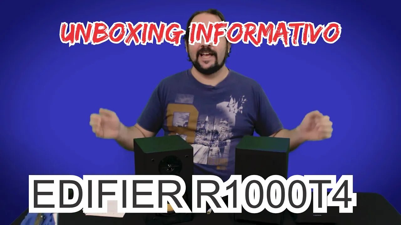 EDIFIER R1000T4 UNBOXING INFORMATIVO - DENIS FERREIRA