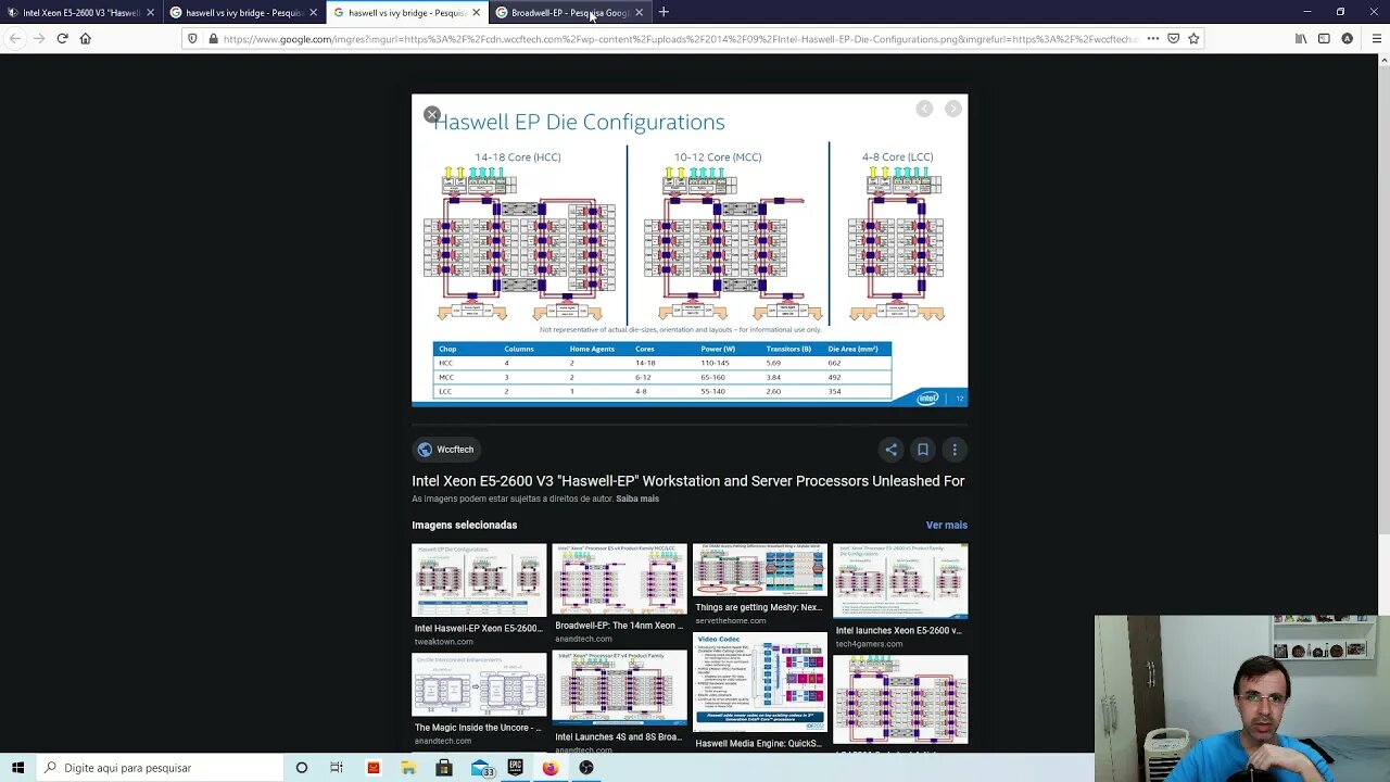 XEON X79 e X99, linhas V2 V3 E V4 as diferenças básicas na construção e disposição dos núcleos.