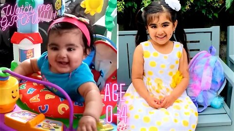 Evana's Growth from Birth to 4 years old.