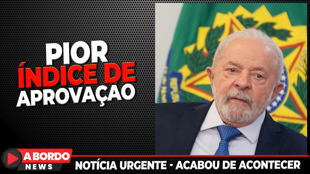 EM 9 MESES LULA QUEBRA O RECORDE DE REJEIÇÃO