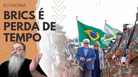 LULA chega na ÁFRICA do SUL para REUNIÃO dos BRICS que se tornaram, BASICAMENTE, propaganda RUSSA