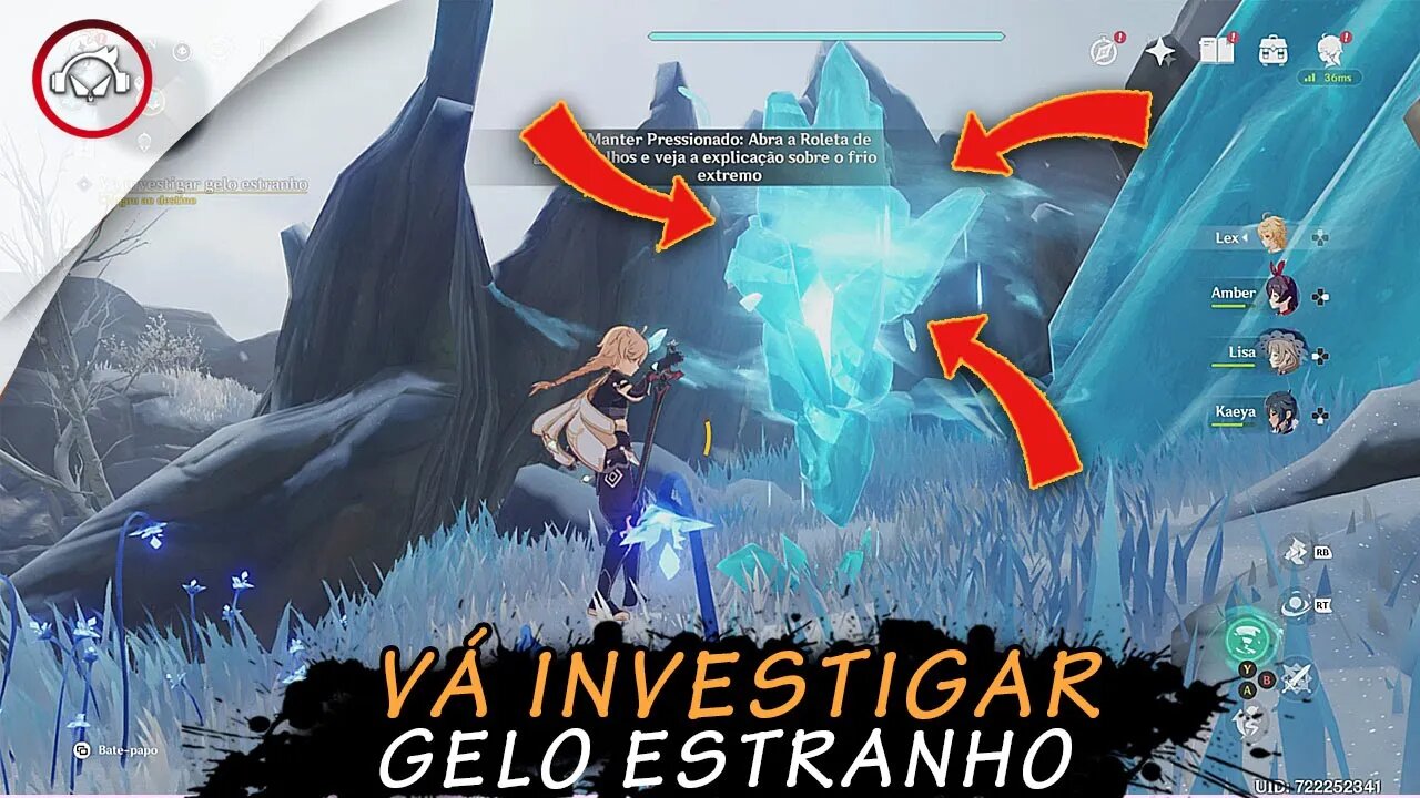 Genshin Impact, Vá investigar o gelo estranho | Super Dica PT-BR