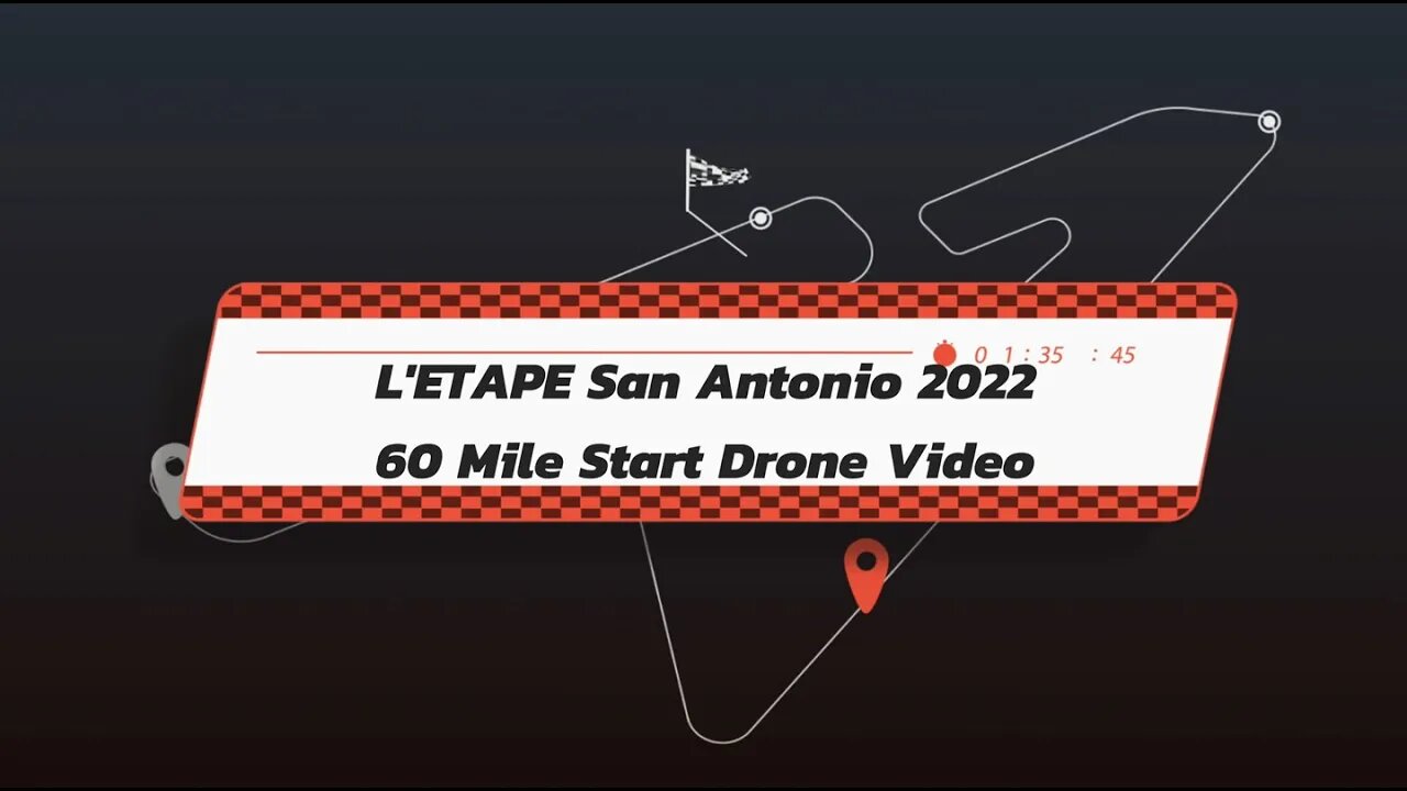 2022 L'ETAPE San Antonio 60 Mile Start - Exclusive Drone View #letapesanantonio