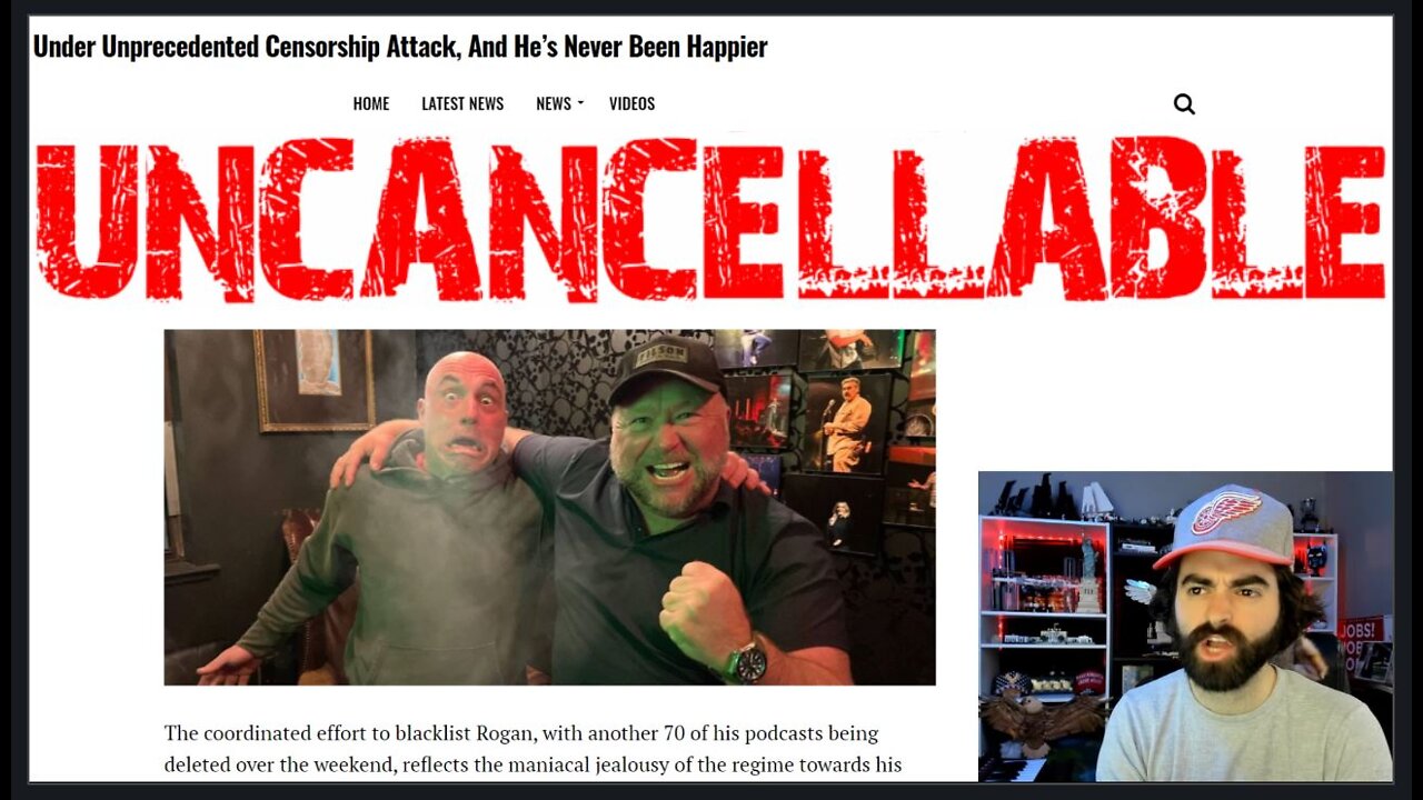 Censors Be Damned! Joe Rogan, Alex Jones, Facts, And The Truth ITSELF Are UNCANCELLABLE!