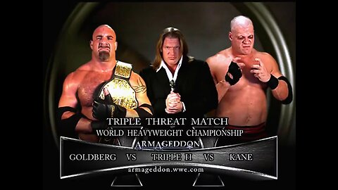 Goldberg vs Triple H vs Kane - Armageddon 2003 (Full Match)