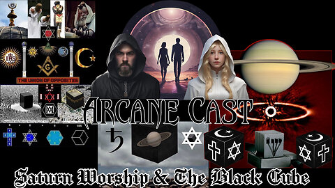 ARCANE CAST | SATURN WORSHIP & THE CULT OF THE BLACK CUBE! (Tajana Truthseeker & The Raptilian)