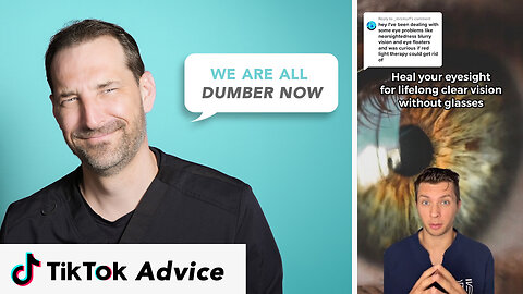 TikTok Medical Advice - Eye Doctor Reacts
