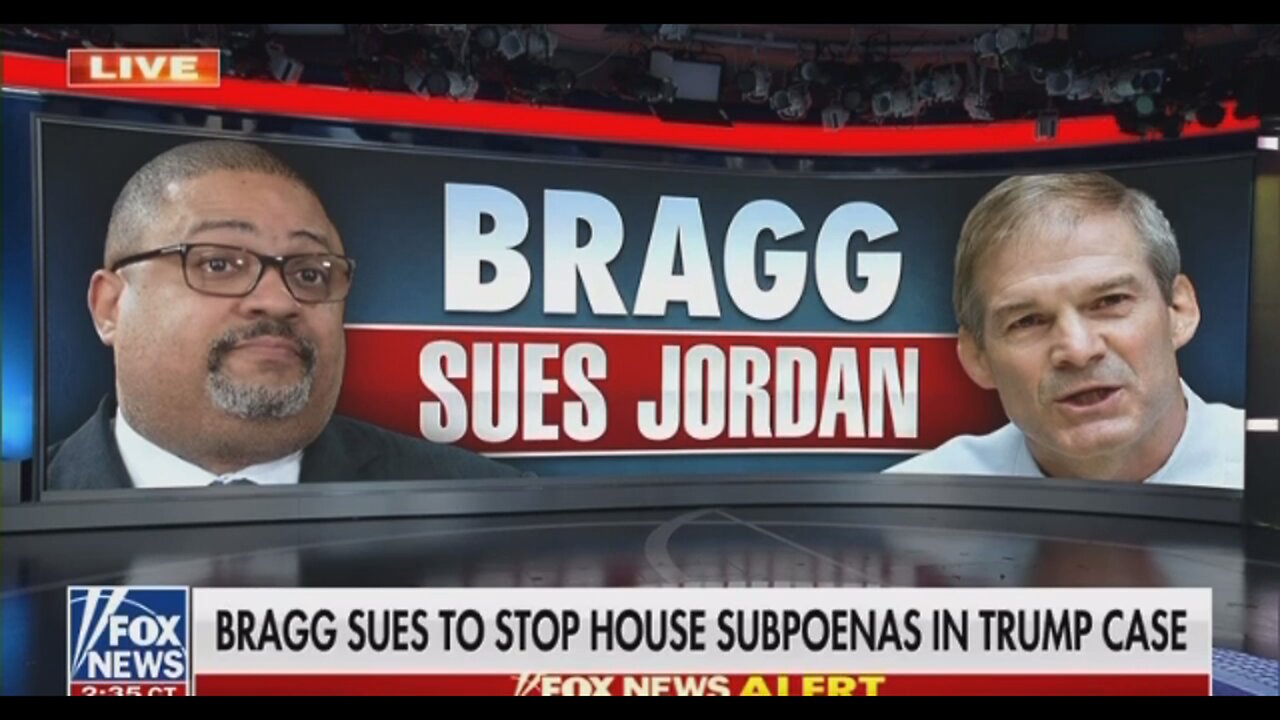 Bragg sues to stop House subpoenas in Trump case