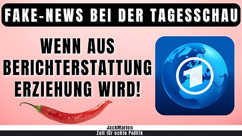 Wenn Nachrichten zum Aktivismus werden finanziert durch GEZ!