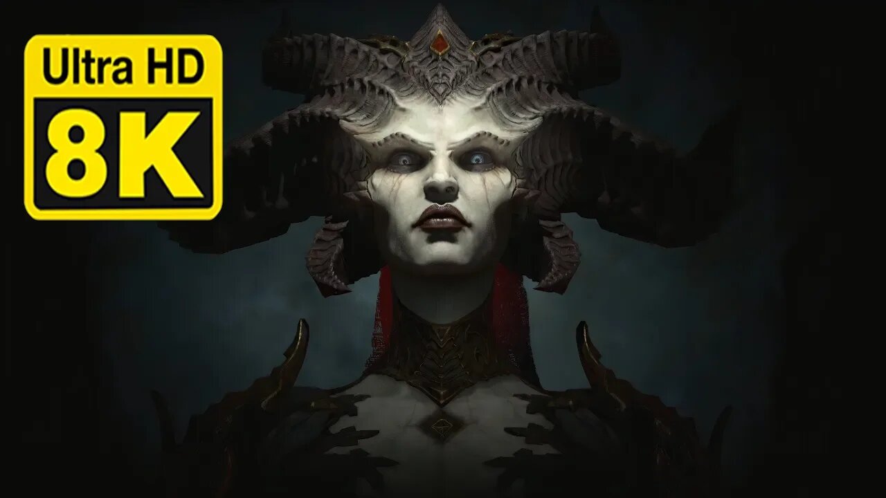 Diablo IV Official Gameplay Trailer 8k 60 fps Upscale with Machine Learning AI