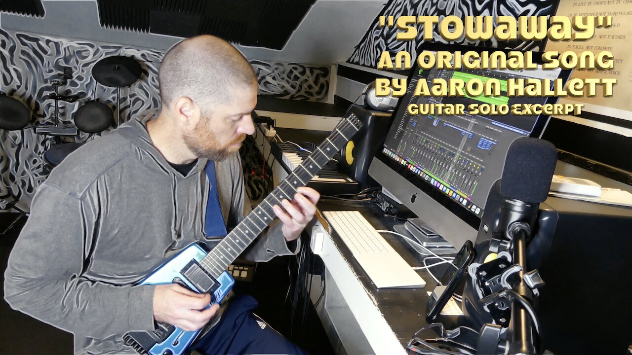 "Stowaway" an Original Song by Aaron Hallett Guitar Solo Excerpt