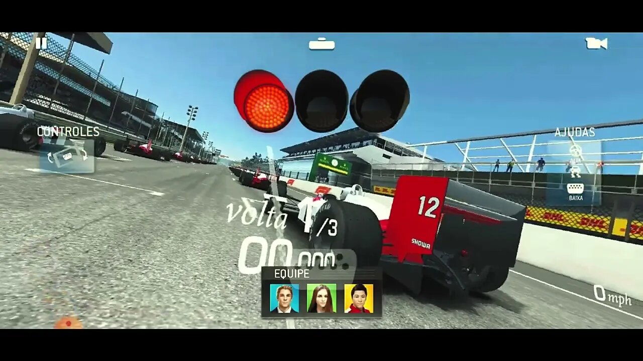 GUIGAMES - Real Racing 3D - Turnê F1 McLaren MP4-4 1988 - Monza - Corrida - 1º lugar