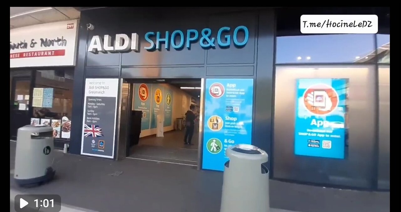 Aldi à Londres nécessite un QR code pour entrer. La prison numérique est en marche !