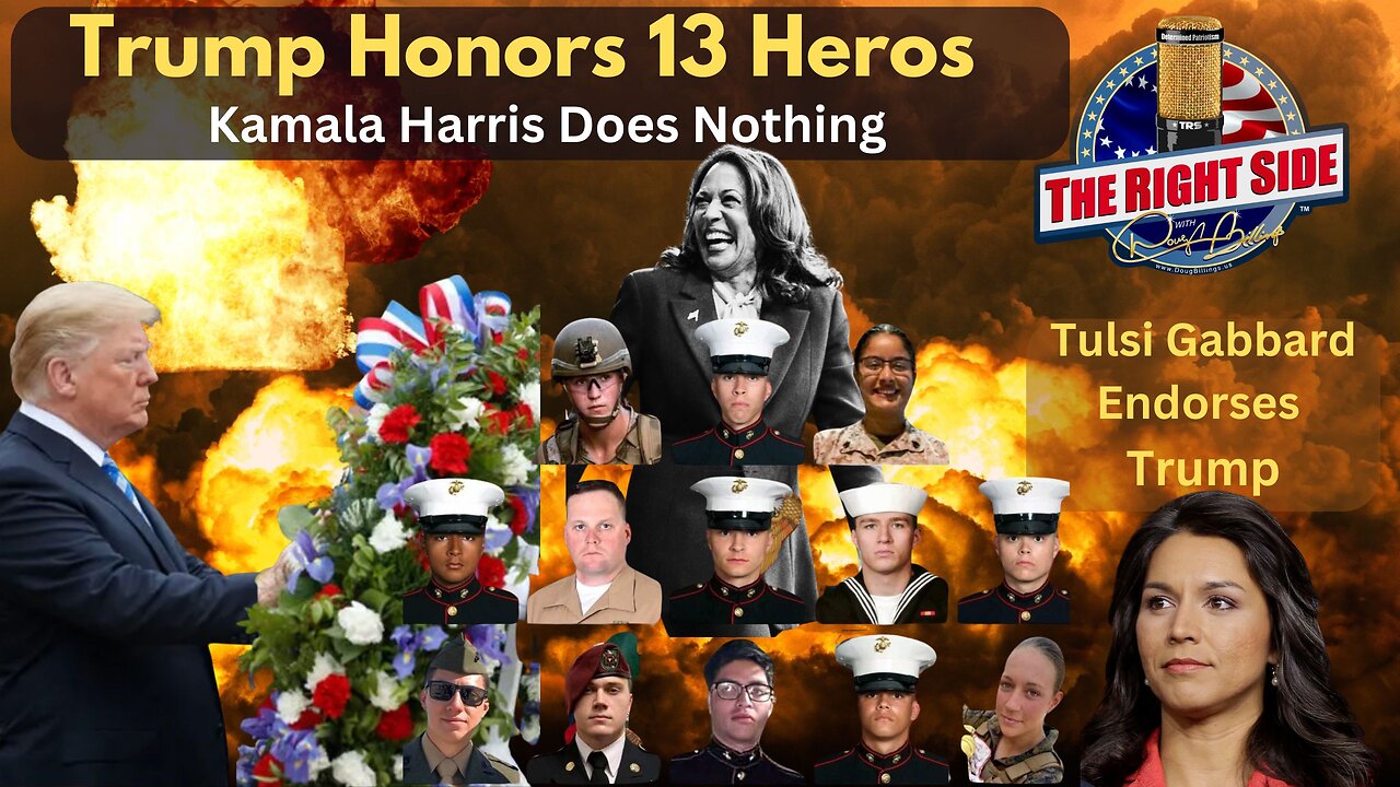 Trump Honors 13 Heros. Harris Does Nothing