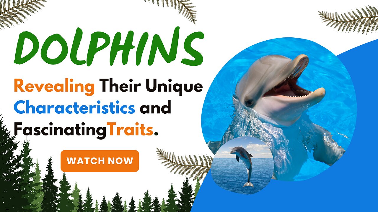 Dolphins, Revealing Their Unique Characteristics and Fascinating Traits.