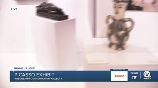 Pablo Picasso Ceramic's on display 50 years after his death