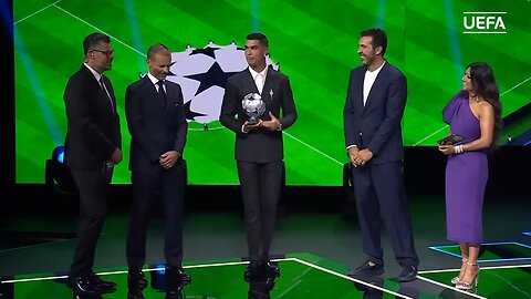 UR Cristiano - I receive THE BIGGEST AWARD of the Champions Leagu..