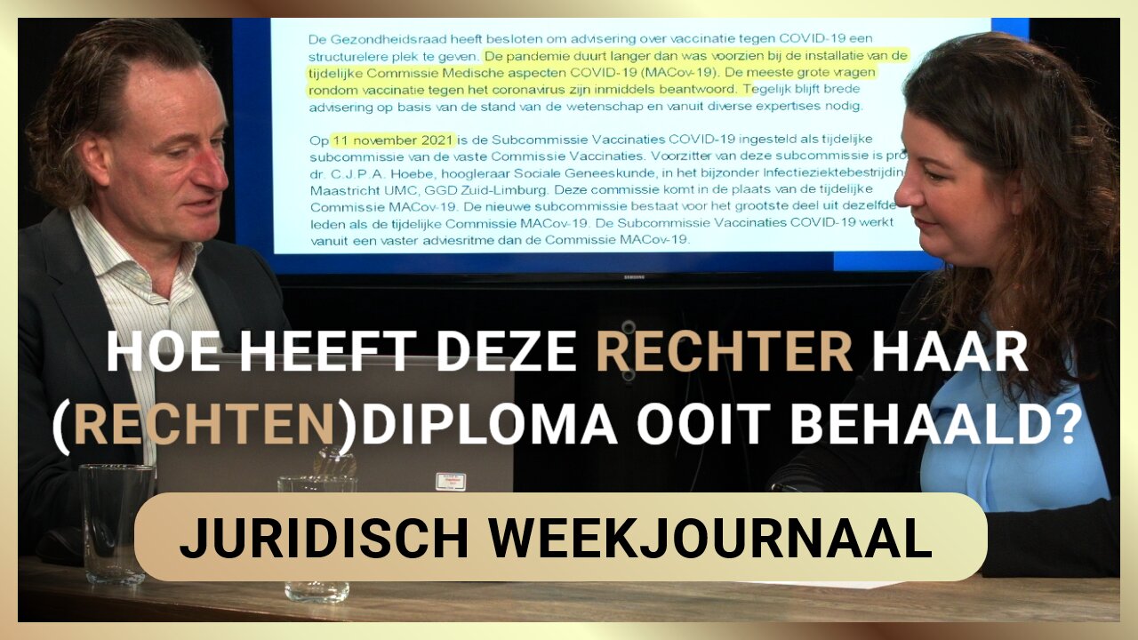 Hoe heeft deze rechter haar (rechten)diploma ooit behaald? - Maria Louise en Jeroen Pols