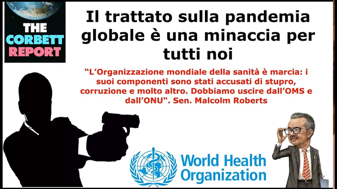 Il trattato sulla pandemia globale è una minaccia per tutti noi