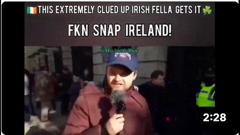 This Irish Fella gets it!