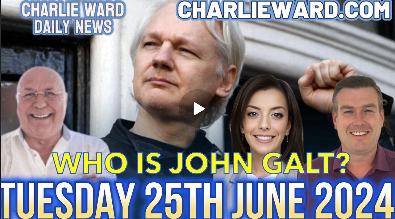 CHARLIE WARD DAILY NEWS BRIEF-JULIAN ASSANGE RELEASED FROM PRISON TY JGANON, SGANON