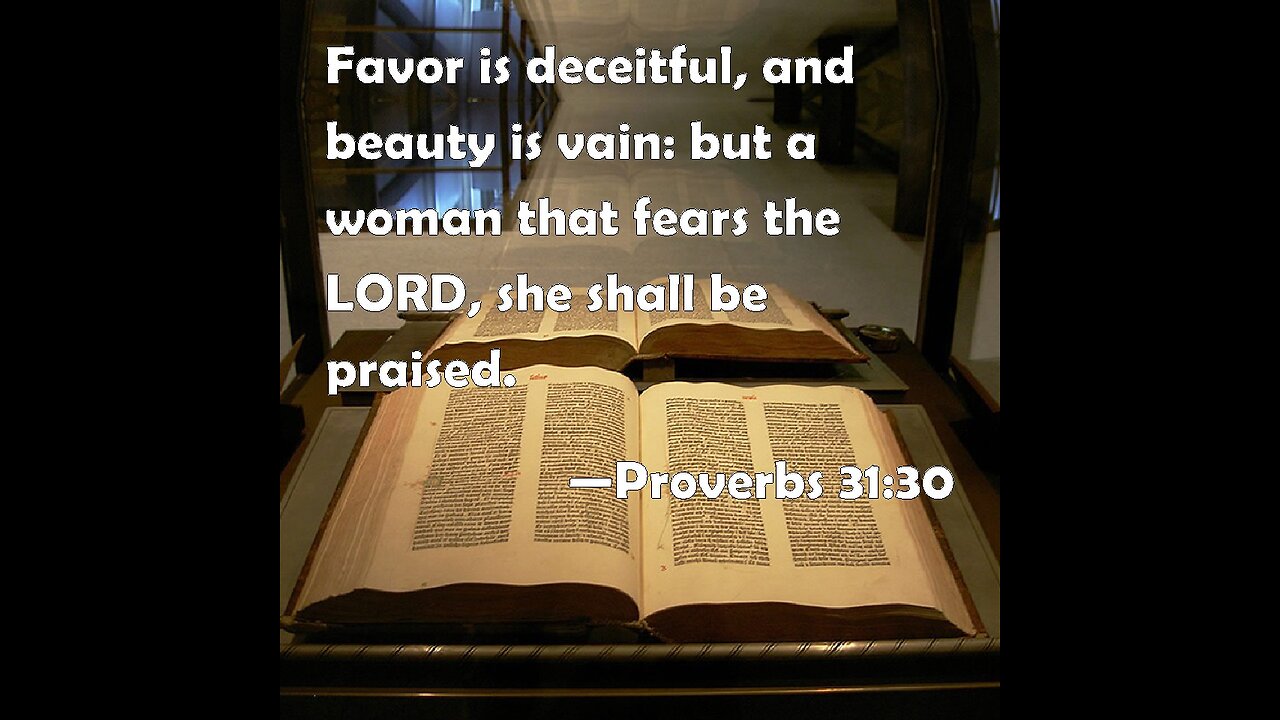 (Clip) Proverbs 31:30