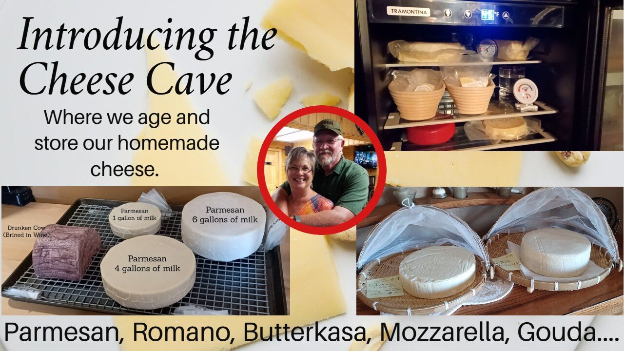 Introducing the Cheese Cave, a cool, humid space where I age and store my homemade cheese.